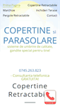 Mobile Screenshot of copertine-parasolare.ro